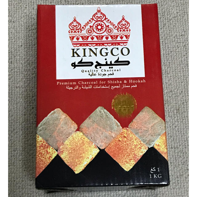 KINGKO インドネシアシーシャ用炭　2kg 送料無料 メンズのファッション小物(タバコグッズ)の商品写真