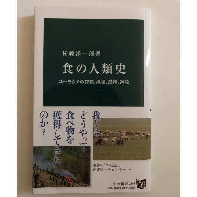 食の人類史 ユ－ラシアの狩猟・採集、農耕、遊牧 エンタメ/ホビーの本(文学/小説)の商品写真