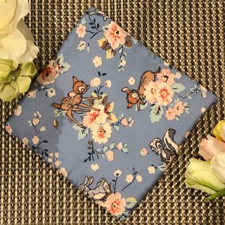 キャスキッドソン(Cath Kidston)のキャスキッドソン　ディズニー　バンビ　ガーゼハンカチ　ハンドメイド(ハンカチ/バンダナ)