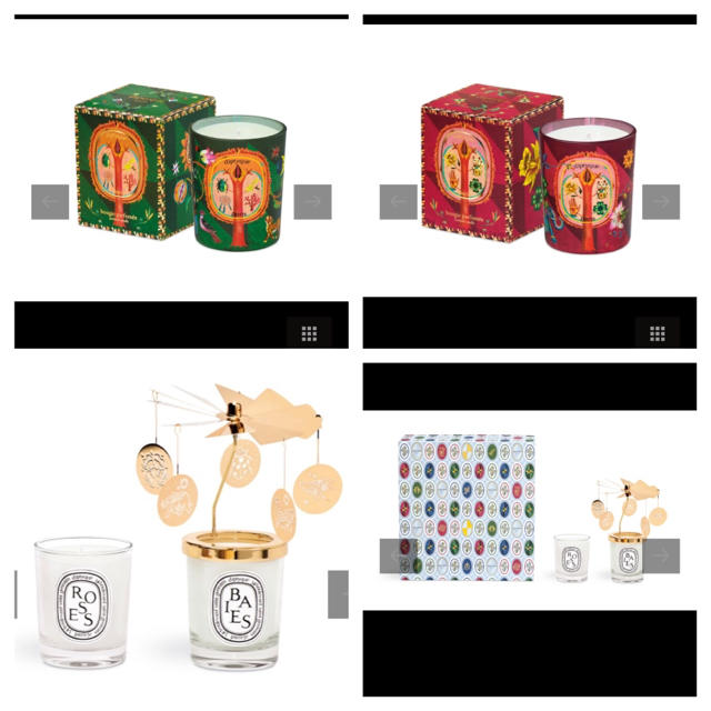 diptyque(ディプティック)の【期間限定値下げ】diptyque 【数量限定品】キャンドルコフレ ギフトセット コスメ/美容のリラクゼーション(キャンドル)の商品写真