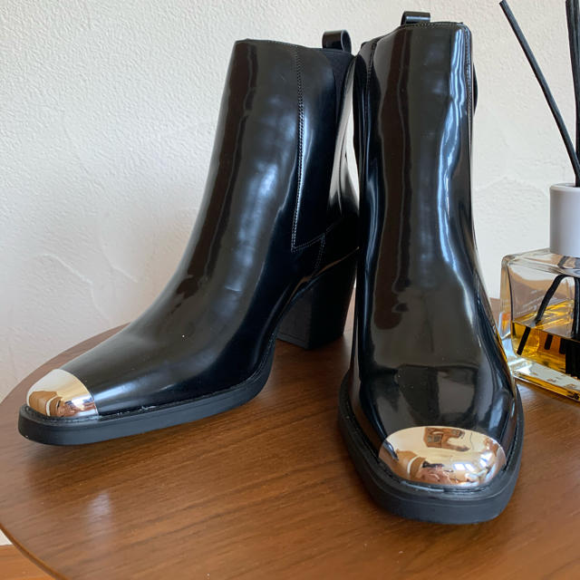 [vintage archive]6.5cm heel boots39s90