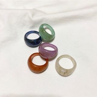 Acrylic color ring(リング(指輪))