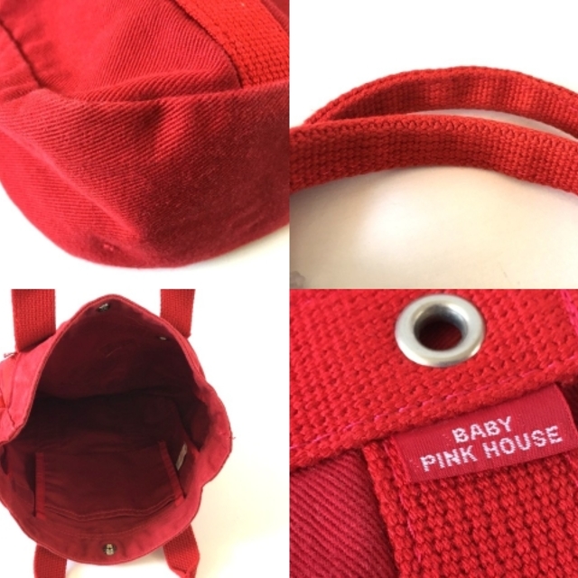 PINK HOUSE(ピンクハウス)のピンクハウス トートバッグ レッド レディースのバッグ(トートバッグ)の商品写真