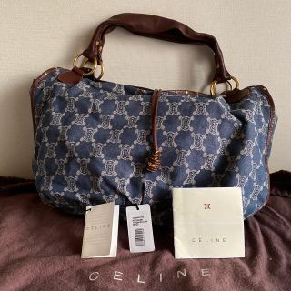 セフィーヌ(CEFINE)の《美品》CELINE  セリーヌ　マカダム柄　デニムショルダーバッグ(ショルダーバッグ)