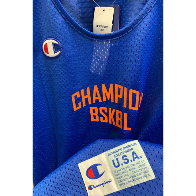 Champion(チャンピオン)の【新品未使用】champion basketball タンクトップ（M） スポーツ/アウトドアのスポーツ/アウトドア その他(バスケットボール)の商品写真