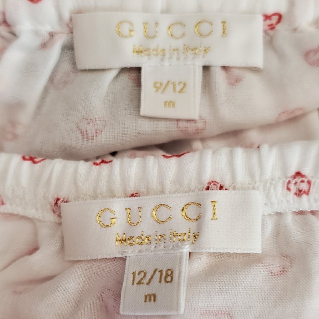 Gucci(グッチ)の美品  GUCCI  キャミソールセットアップ 値下げ中！！ キッズ/ベビー/マタニティのベビー服(~85cm)(タンクトップ/キャミソール)の商品写真