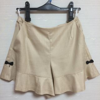 アナトリエ(anatelier)の美品♡裾フレアキュロットサイドリボン(キュロット)