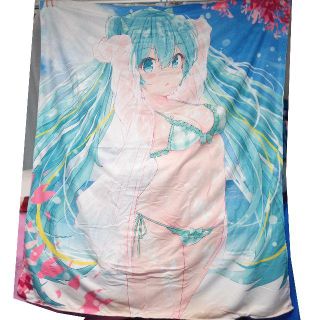 マイクロファイバー タオルケット 150x180cm ⑤(タオル/バス用品)