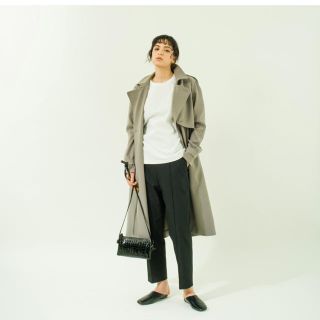 ドゥーズィエムクラス(DEUXIEME CLASSE)のyonfa ヨンファ　mode trench coat（khaki gray）(トレンチコート)