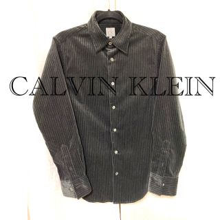 カルバンクライン(Calvin Klein)のカルバンクライン 別珍シャツ ベロア素材風(シャツ)