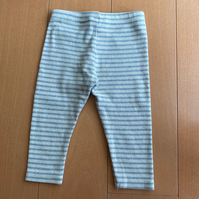 ZARA KIDS(ザラキッズ)のZARA  グレー　ボーダーレギンス キッズ/ベビー/マタニティのベビー服(~85cm)(パンツ)の商品写真