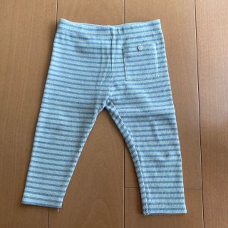 ザラキッズ(ZARA KIDS)のZARA  グレー　ボーダーレギンス(パンツ)