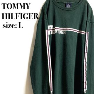 トミーヒルフィガー(TOMMY HILFIGER)のトミーヒルフィガー　ライン　ロゴ　Tシャツ　ロンT ヒルフィガー(Tシャツ/カットソー(七分/長袖))