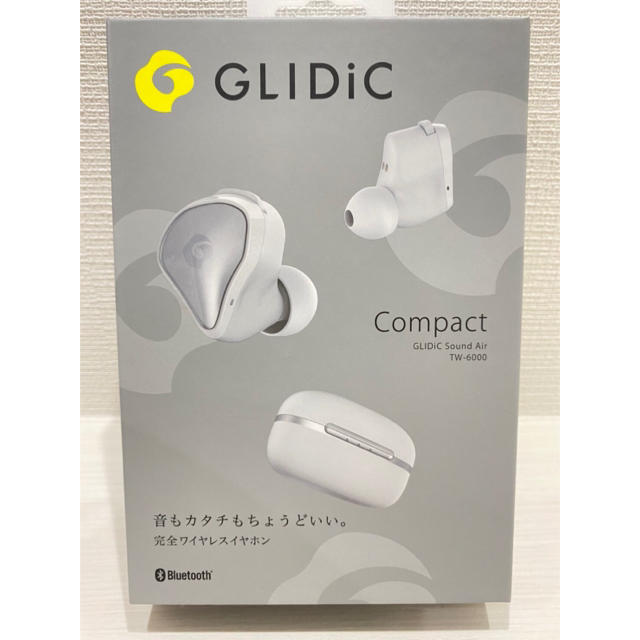 Softbank(ソフトバンク)の新品・未使用　GLIDiC Sound Air TW-6000 ペールグレー スマホ/家電/カメラのオーディオ機器(ヘッドフォン/イヤフォン)の商品写真