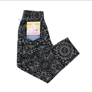 シュプリーム(Supreme)の【M】Cookman Chef Pants 「Paisley」 Black(ワークパンツ/カーゴパンツ)