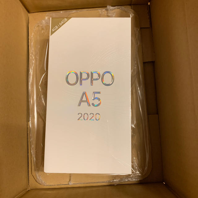 新品未開封】OPPO A5 2020 ブルー simフリー 新品未開封】OPPO A5 2020 ブルー simフリー