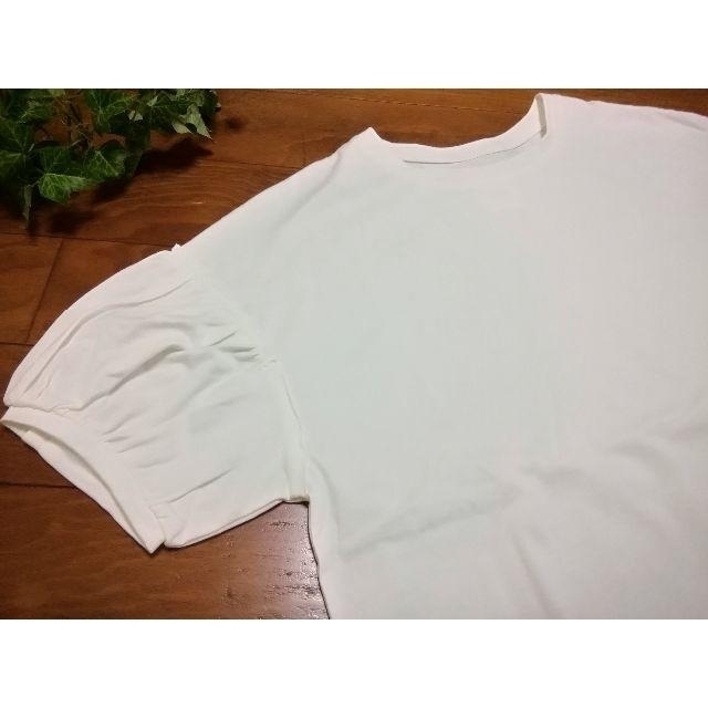 Gauze#●ガーゼ コットン100％ パフスリープ Tシャツ カットソー