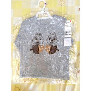 ユニクロ(UNIQLO)の100  ロングＴシャツ　チップ&デール(Tシャツ/カットソー)