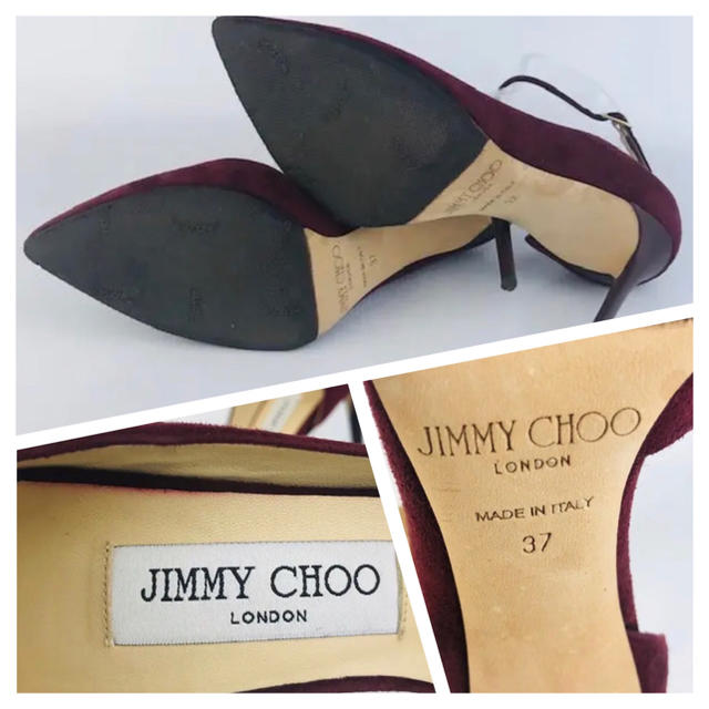 JIMMY CHOO(ジミーチュウ)の美品⭐︎JIMMYCHOO★レディース スエードレザーパンプス(37) レディースの靴/シューズ(ハイヒール/パンプス)の商品写真