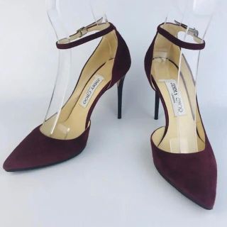 ジミーチュウ(JIMMY CHOO)の美品⭐︎JIMMYCHOO★レディース スエードレザーパンプス(37)(ハイヒール/パンプス)