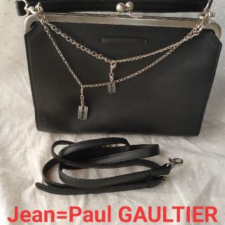 ジャンポールゴルチエ(Jean-Paul GAULTIER)のJEAN PAUL GAULTIER 2ウェイがま口バッグ レア(ショルダーバッグ)