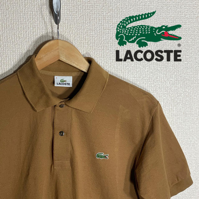 LACOSTE(ラコステ)のLACOSTE ラコステ　ラコステポロシャツ　ワンポイントシャツ　古着 メンズのトップス(ポロシャツ)の商品写真