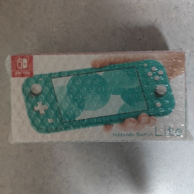 新品未開封】Nintendo Switch lite ターコイズ 店舗印あり 新品未開封】Nintendo Switch lite ターコイズ 店舗印あり