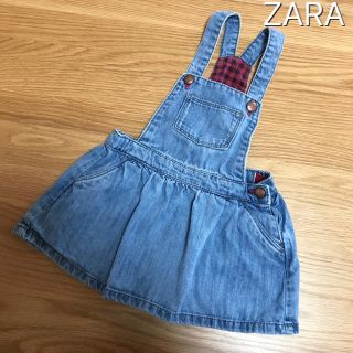 ザラキッズ(ZARA KIDS)のザラベイビー    デニム ジャンパースカート 92(ワンピース)