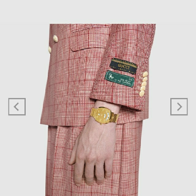 Gucci(グッチ)の【緊急値下げ】GUCCI グリップウォッチ(時計) メンズの時計(金属ベルト)の商品写真