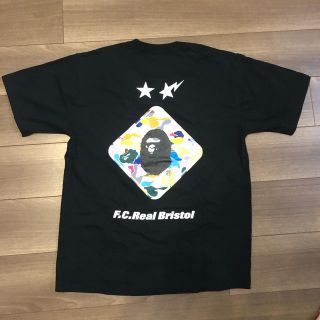 エフシーアールビー(F.C.R.B.)のBAPE® × FCRB BACK EMBLEM TEE   Lサイズ(Tシャツ/カットソー(半袖/袖なし))