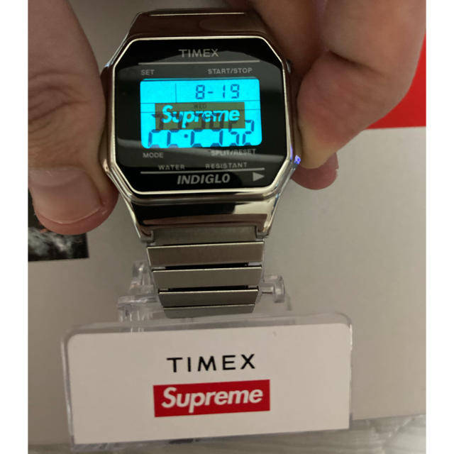 最安値19aw Supreme Timex Watch silver | フリマアプリ ラクマ