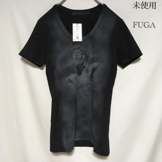 FUGA(フーガ)の半額以下！未使用 FUGA フーガ Tシャツ 半袖 ブラック 黒 キリスト メンズのトップス(Tシャツ/カットソー(半袖/袖なし))の商品写真