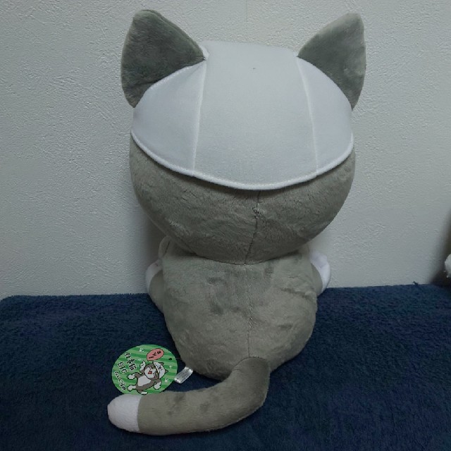 仕事猫BIGぬいぐるみ エンタメ/ホビーのおもちゃ/ぬいぐるみ(ぬいぐるみ)の商品写真