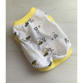 完成品　夏服　ハンドメイド　タンクトップ　スヌーピー　SSサイズ(犬)