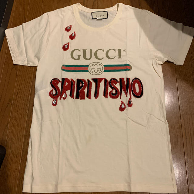 Gucci(グッチ)の最終値下げ　GUCCI SPIRITISMO Tシャツ　S size  レディースのトップス(Tシャツ(半袖/袖なし))の商品写真