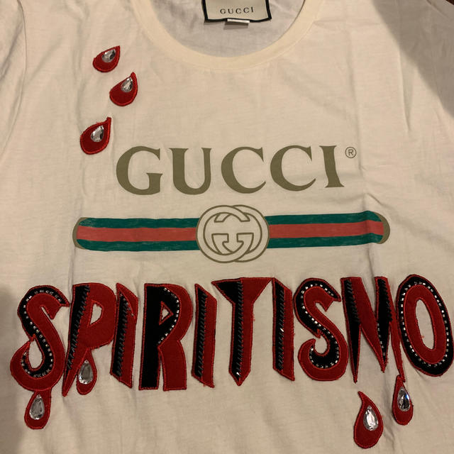 Gucci(グッチ)の最終値下げ　GUCCI SPIRITISMO Tシャツ　S size  レディースのトップス(Tシャツ(半袖/袖なし))の商品写真