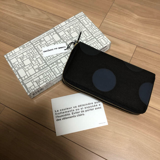 【新品正規品】COMME DES GARCONS WALLET ドット柄 長財布19cm高さ