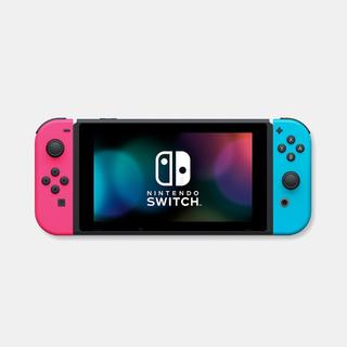 ニンテンドースイッチ(Nintendo Switch)の【限定品】新品 Nintendo Switch 本体 ネオンピンク/ネオンブルー(家庭用ゲーム機本体)