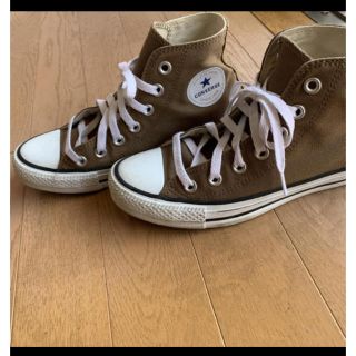 コンバース(CONVERSE)のコンバースオールスター⭐︎ハイカット⭐︎ブラウン(スニーカー)