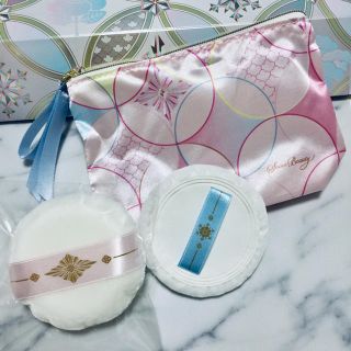 シセイドウ(SHISEIDO (資生堂))の未使用 スノービューティ 2020 パフ 2点とポーチ セット (パフ・スポンジ)