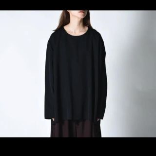 ヨウジヤマモト(Yohji Yamamoto)のBISHOOL Wool Gabardine CutOff Pullover(Tシャツ/カットソー(七分/長袖))