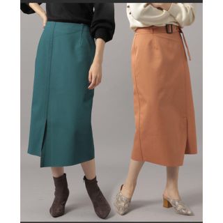 アンデミュウ(Andemiu)の新品　リバーシブルスカート(ひざ丈スカート)