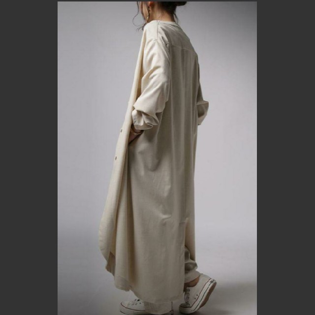antiqua/KINU⭐ノーカラーコート完売品