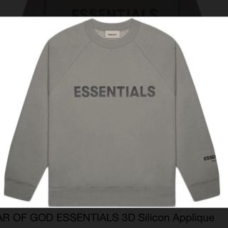 フィアオブゴッド(FEAR OF GOD)のFOG essentials crew neck sweatshirt xs(スウェット)