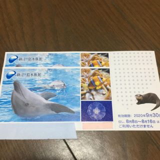 新江ノ島水族館 ご招待券2枚セット 9/30迄  ☆送料無料☆(水族館)