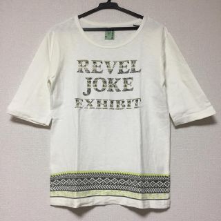 アベイル(Avail)のAvail DENIFITS Tシャツ 5分丈 メンズ M 英字ロゴ(Tシャツ/カットソー(半袖/袖なし))