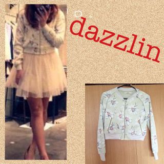 ダズリン(dazzlin)のdazzlin マーガレット柄ブルゾン(ブルゾン)