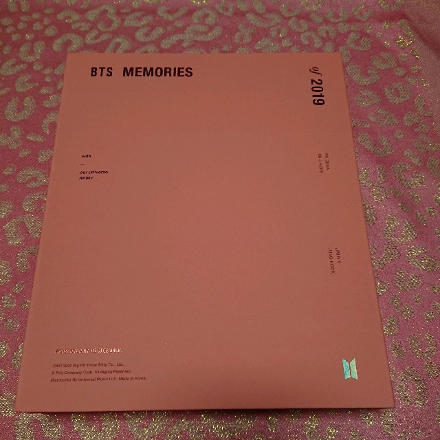 BTS  MEMORIES 2019 DVD