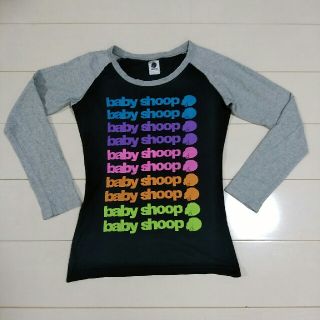 ベイビーシュープ(baby shoop)のBabyshoop　ﾗｸﾞﾗﾝ　長袖ｶｯﾄｿｰ　ロゴ(カットソー(長袖/七分))