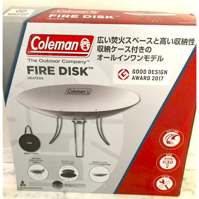 【新品】コールマン　 ファイヤーディスク　Coleman